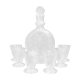Baccarat crystal liquor service model Michelangelo