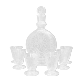Baccarat crystal liquor service model Michelangelo