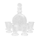 Baccarat crystal liquor service model Michelangelo