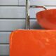 Bathroom furniture and its vintage basin