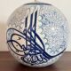 Hand painted ceramic vase Kutahya Türkiye