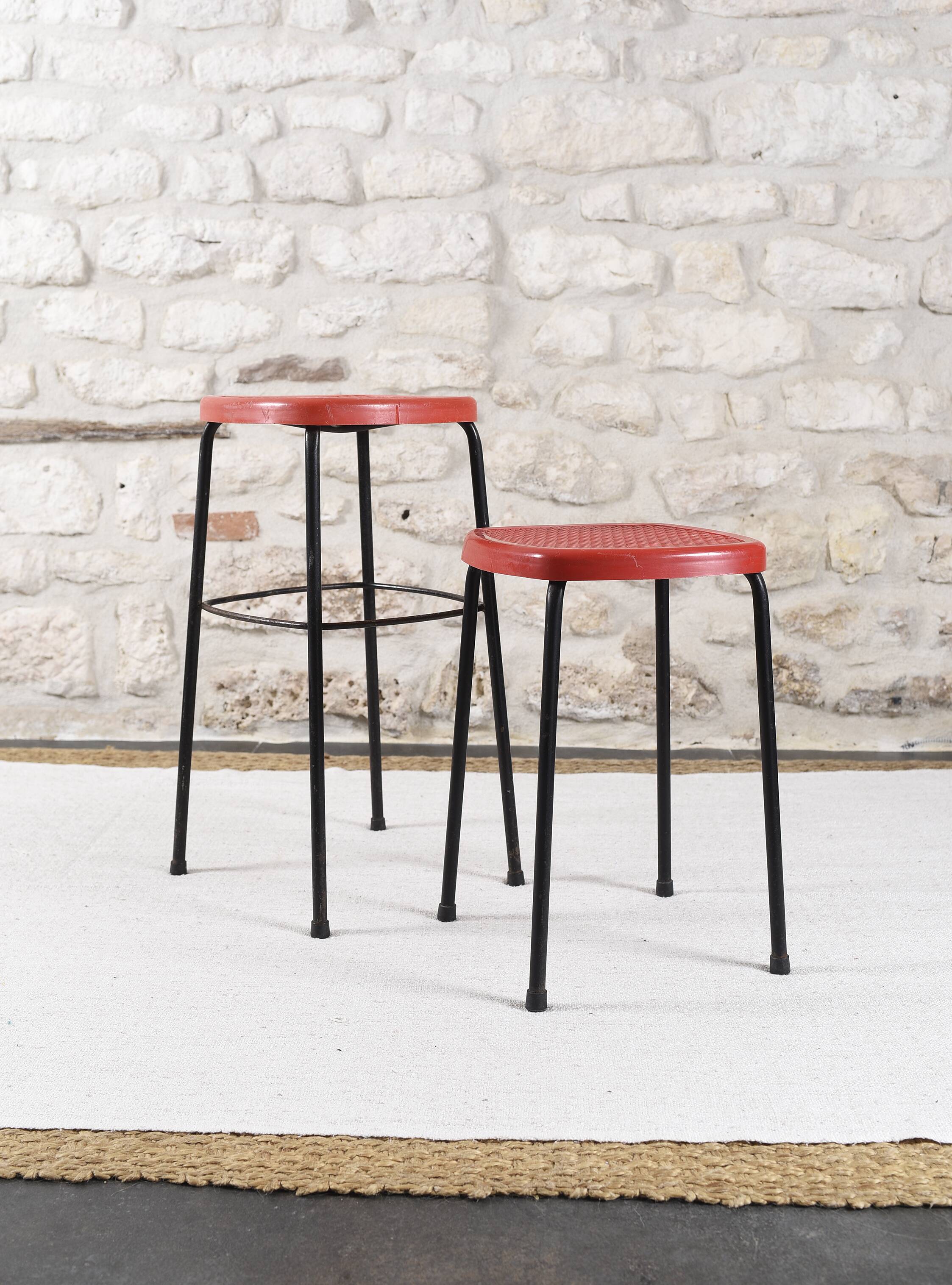 Paire de tabourets vintage grosfillex
