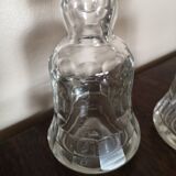 Pair of crystal abstinthe decanters late 19th/early 20th century