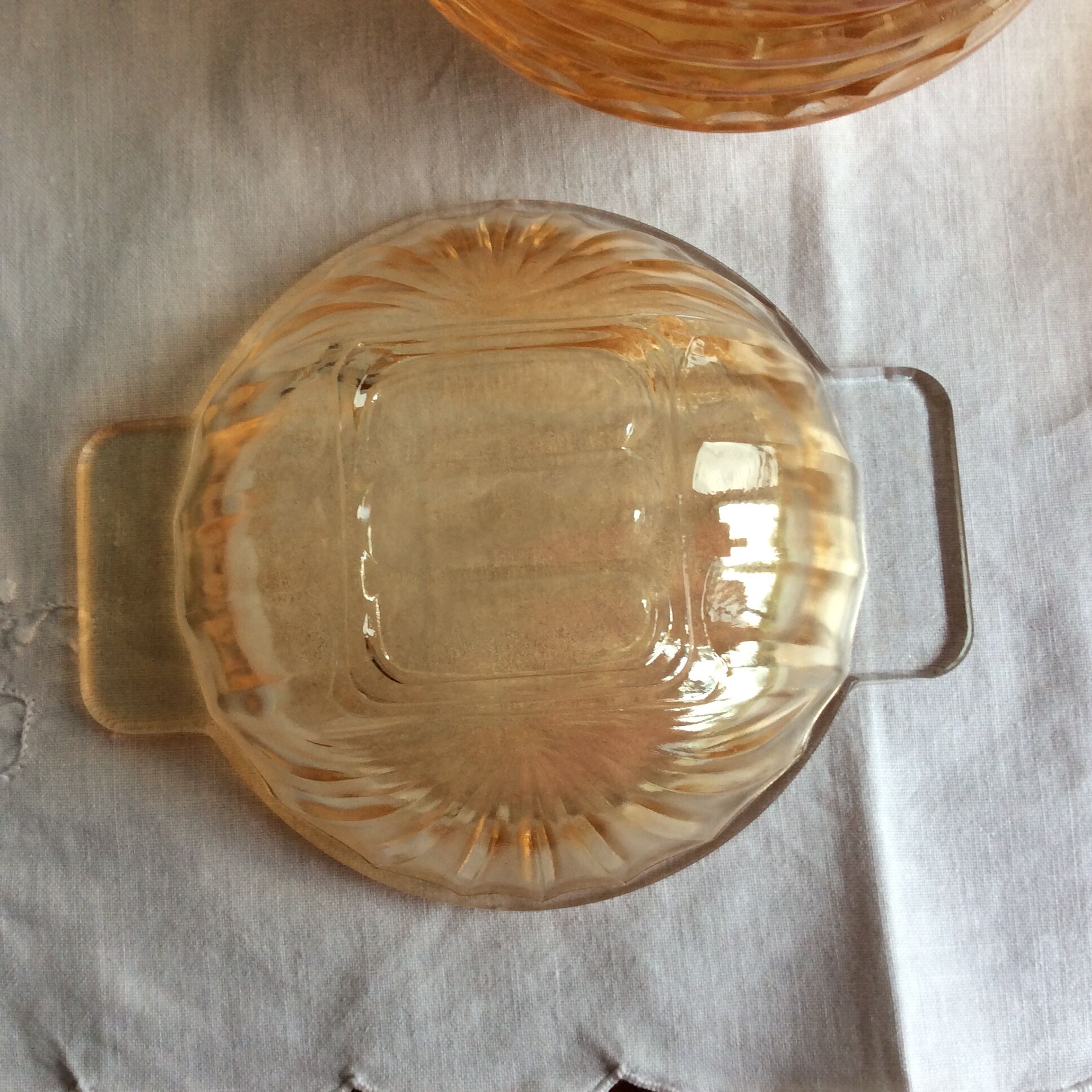 Set of 9 ear cups croix verte huilor from the 50s/60s