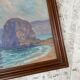 Sea framed oil painting