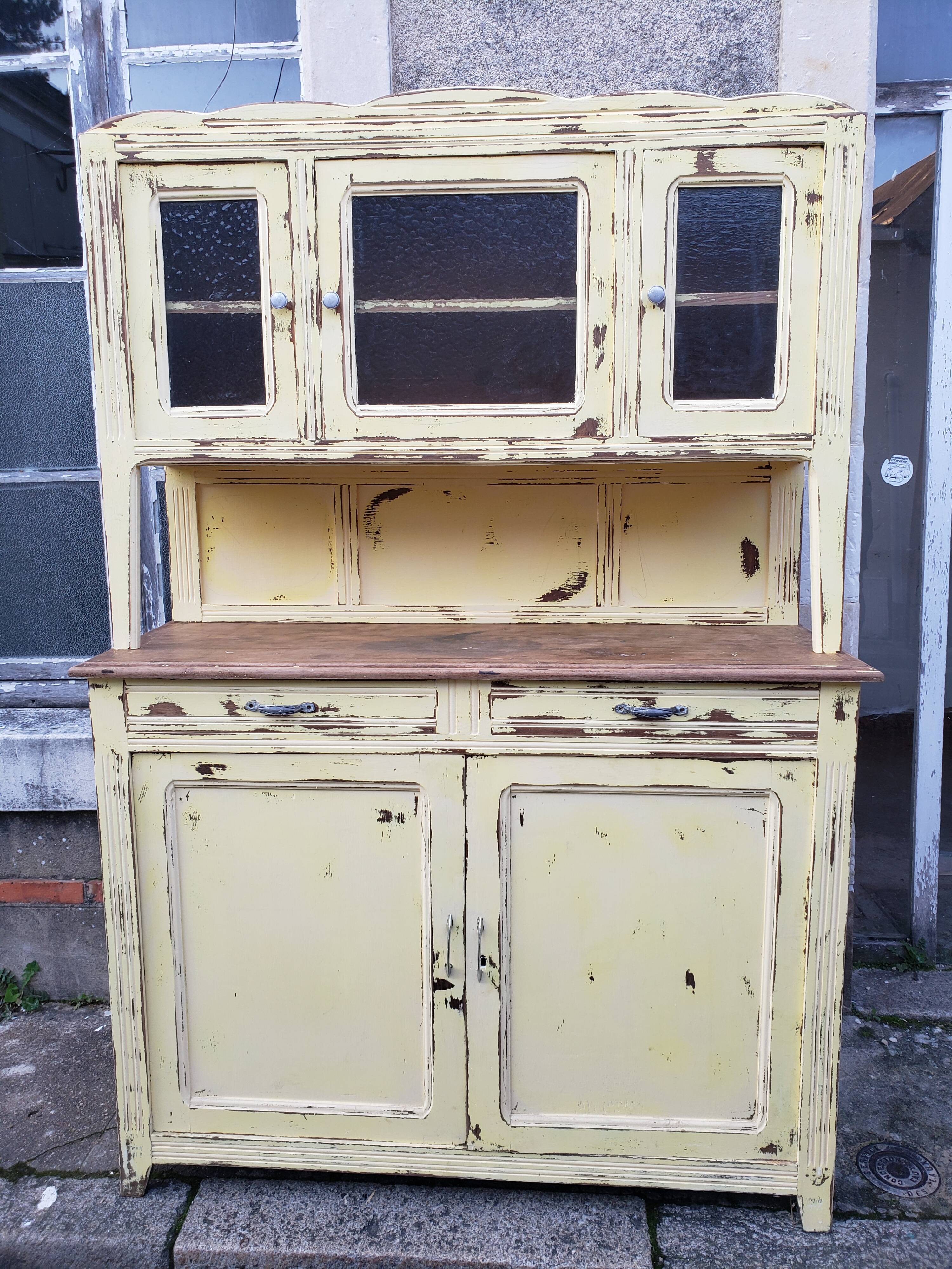 Buffet double soft yellow patina