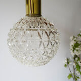 Wall lamp molded glass globe