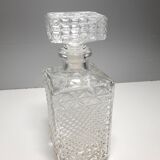 Cut glass whiskey decanter - 1980s