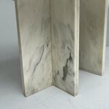 Table à manger en marbre blanc