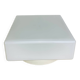 Lita 70s square opaline wall light, ceiling light