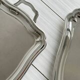 Stainless steel serving trays