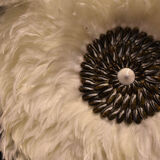 Juju hat brown and white