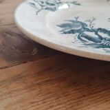 Serving dish in iron earth