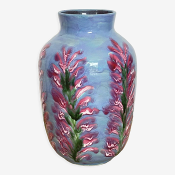 Ricard ceramic vase from the 50s signed guérin