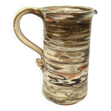Ceramic pitcher, signed mg