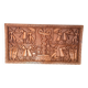 Ancient Carved Panel Bas Relief Sculpture Benin Dahomey Ritual Scene