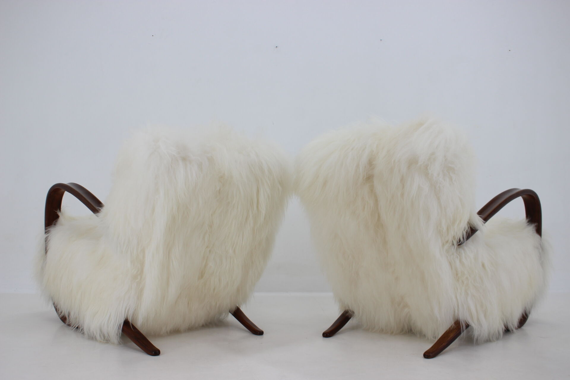 Pair of Armchairs by Jindrich Halabala H-269, Czechoslovakia, 1930s