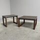 Set of vintage stone side tables, 1970s
