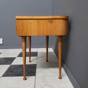 small hallway cabinet in unusual shape 1960s