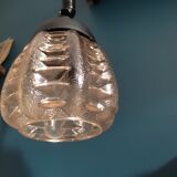 Suspension globe en verre réglable hauteur  ancien vintage Dp 0322021