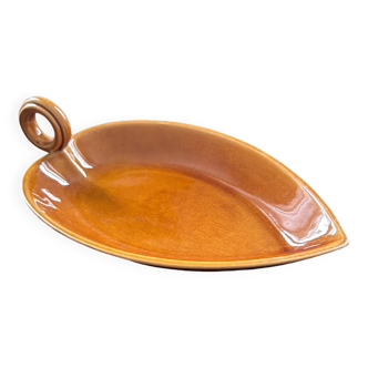 Amber leaf plate