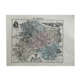 Ancient map of the Marne