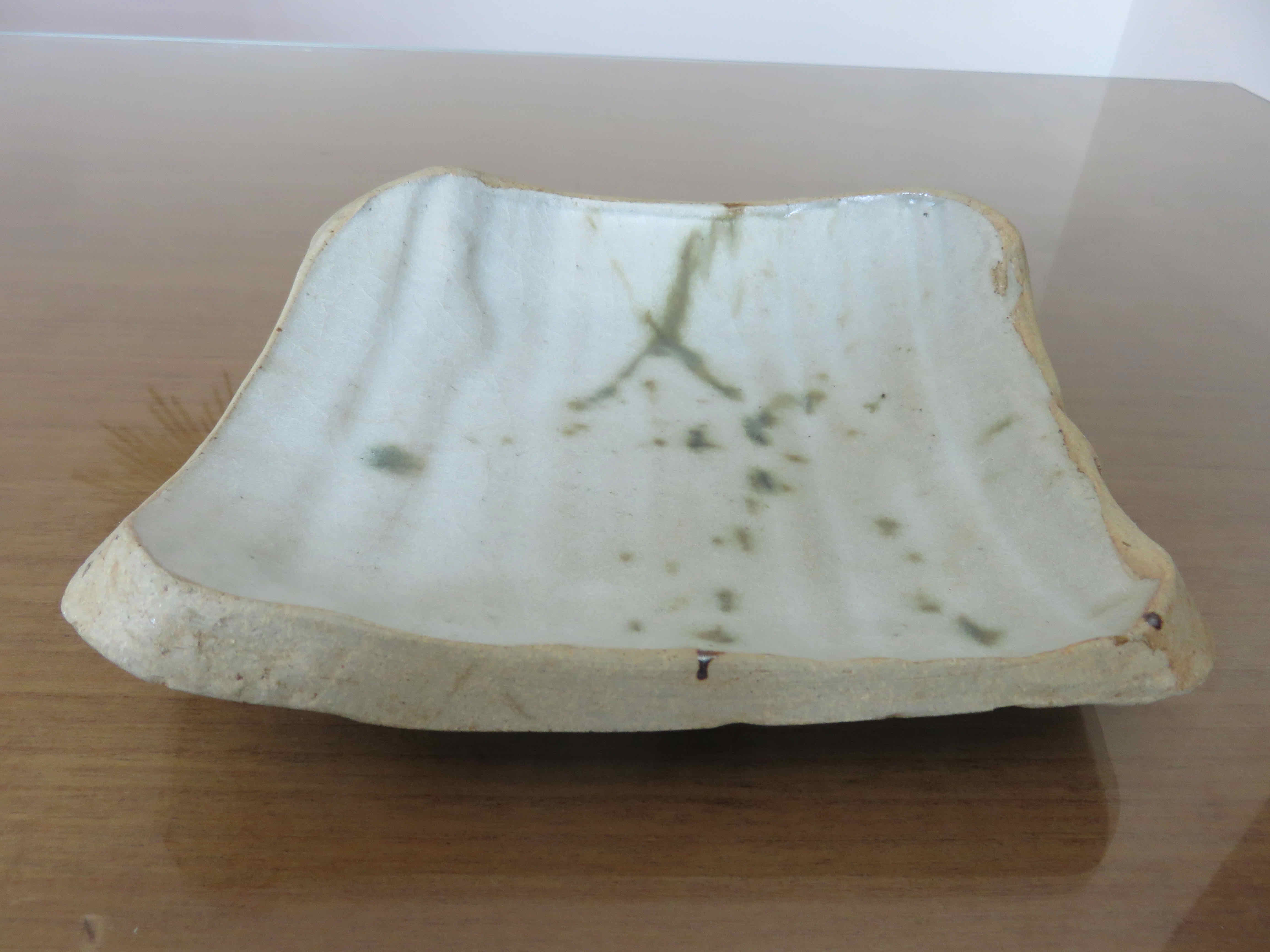 Empty pocket sandstone of the dovecote Vallauris modernist, sandstone tachiste 1950 -60