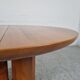 Table à manger en orme de Luigi Gorgoni années 80