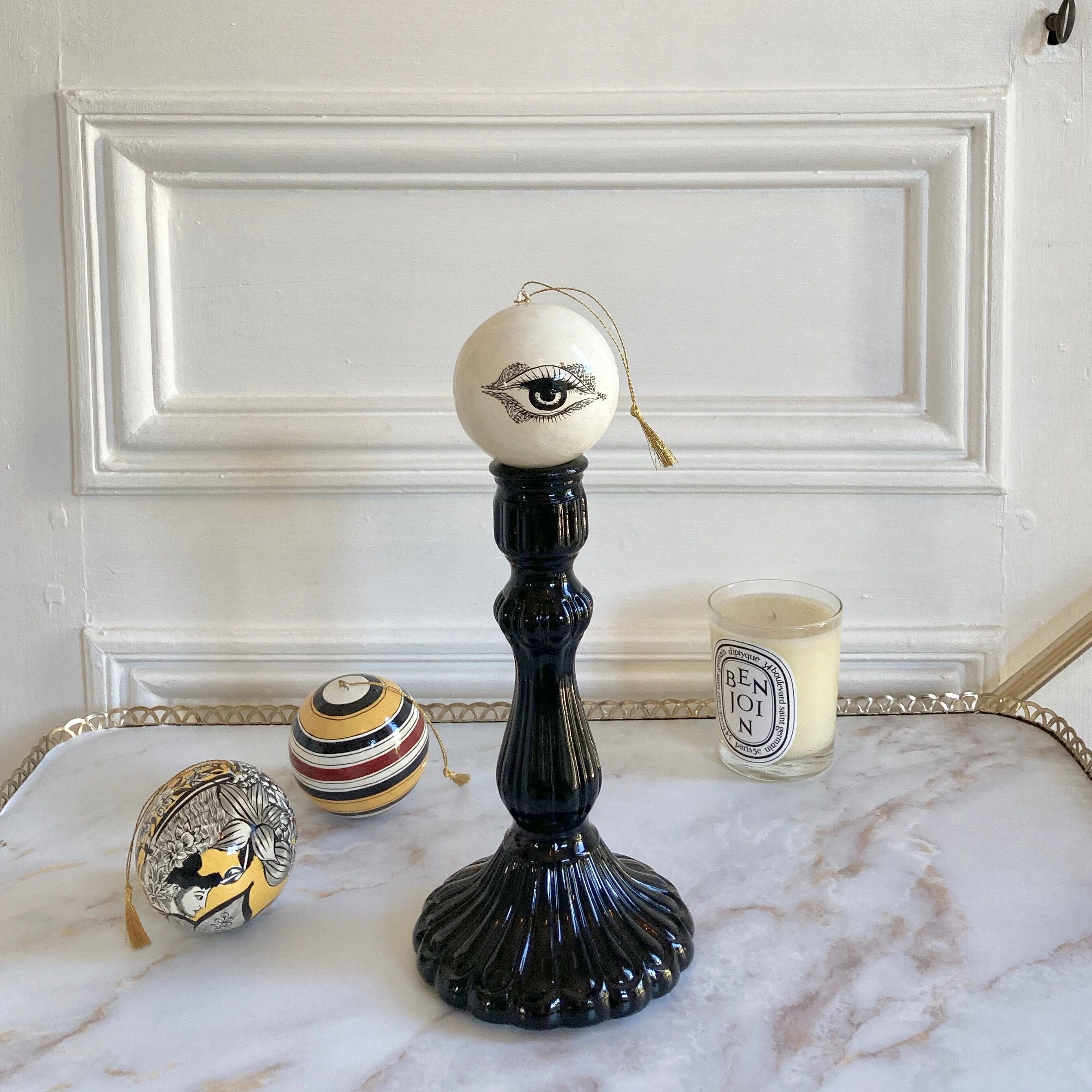 ceramic candle holder