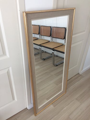 Golden old mirror 120x60cm
