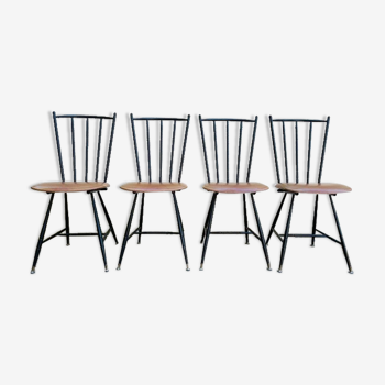 Lot 4 chaises design scandinave par soudexvinyl