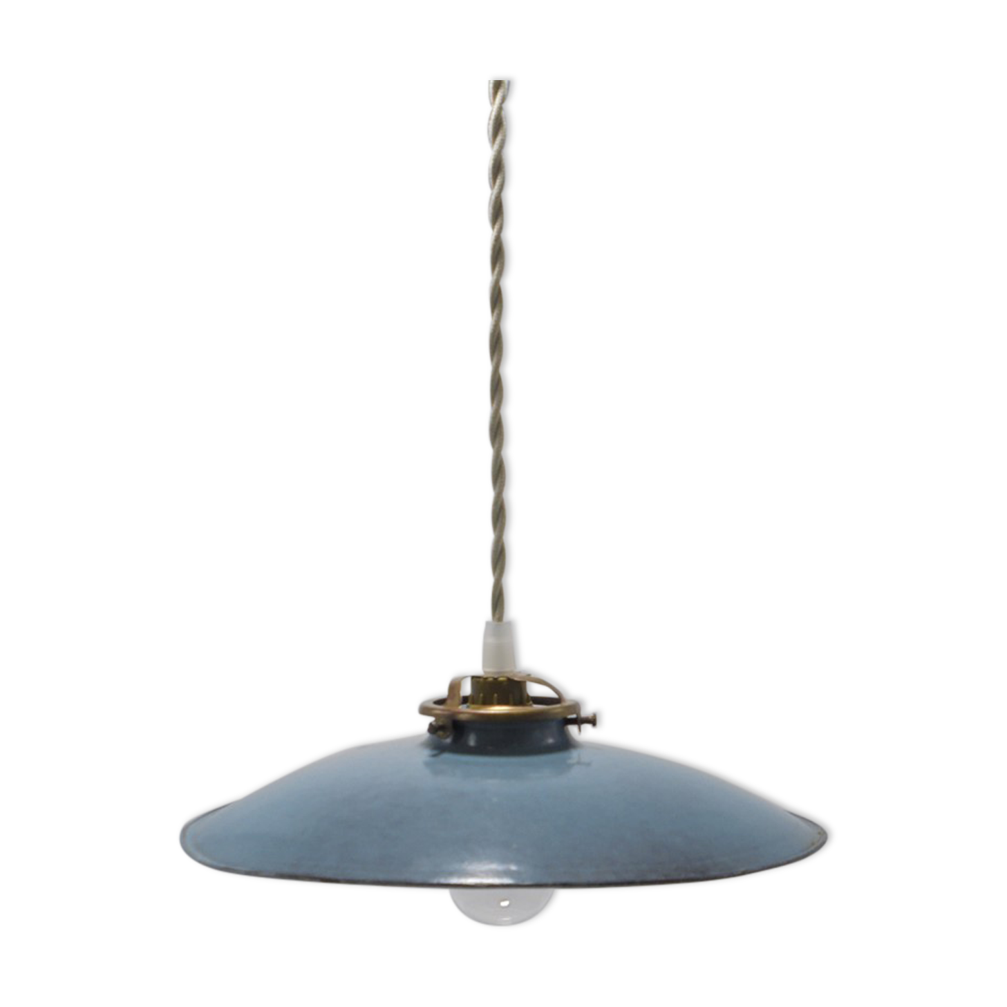 Enamelled sheet metal suspension