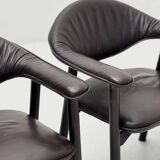 1986s Set of 4 vintage chairs 'Ds-203/01' by Ludwig Roner for De Sede