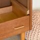 Commode vintage 1960’s  à poignées gainées.