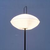 German floor lamp metal and plastic Tripod Ufo 370 by Bega, 1950s