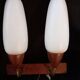 Opaline wall light from the 1960s.