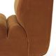 Armchair in brown fabric, czechoslovakia 1970s