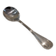 Silver-plated consommé spoon by Christofle Malmaison silversmiths, 16.1cm