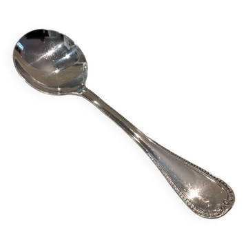 Cuillère à consommé en métal argenté orfèvre Christofle Malmaison