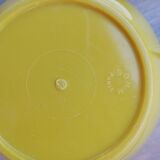 Mustard yellow ice cube apple