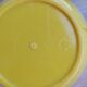 Mustard yellow ice cube apple