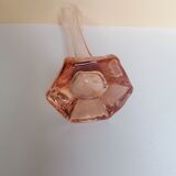 Soliflore pink glass