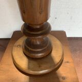 Louis XVI style display column in stained beech, 20th century
