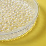 Large Vintage Pressed Glass Fruit Bowl / Rare Clear Glass Centerpiece