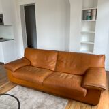Full grain leather sofa