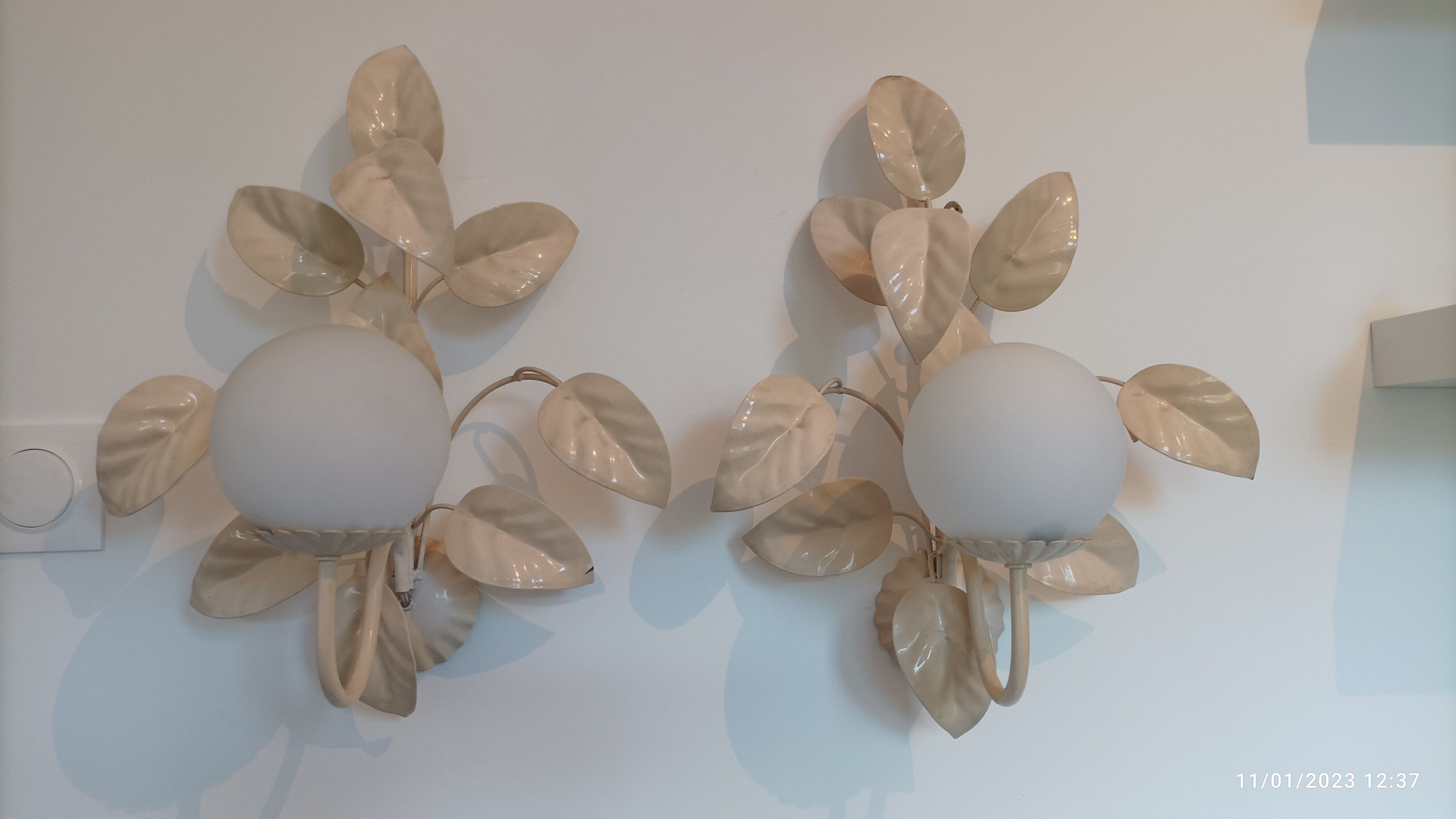 Pair of vintage sconces