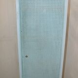Rolling industrial metal display stand