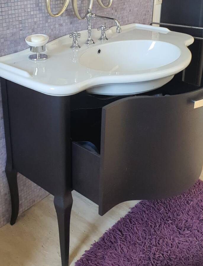 Le meuble de salle de bain ceramica globo