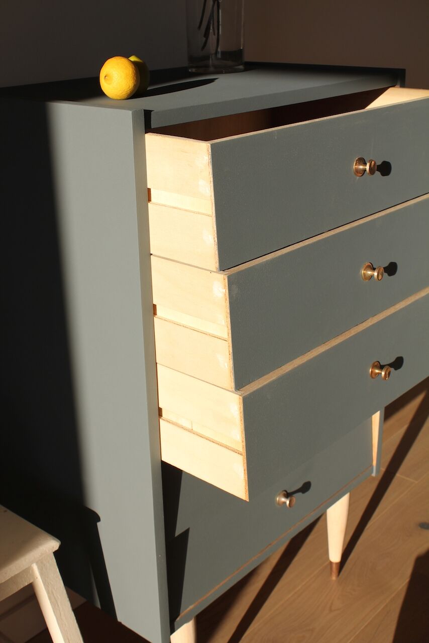 Repainted vintage dresser
