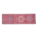 Tapis coureur vintage turc Oushak rose violet 88x291